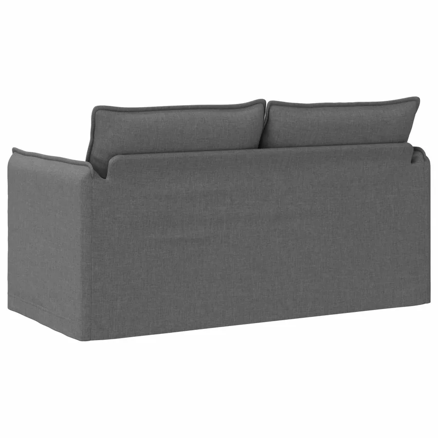 Canapé Gris foncé 156 x 82 x 85 cm tissu - 6