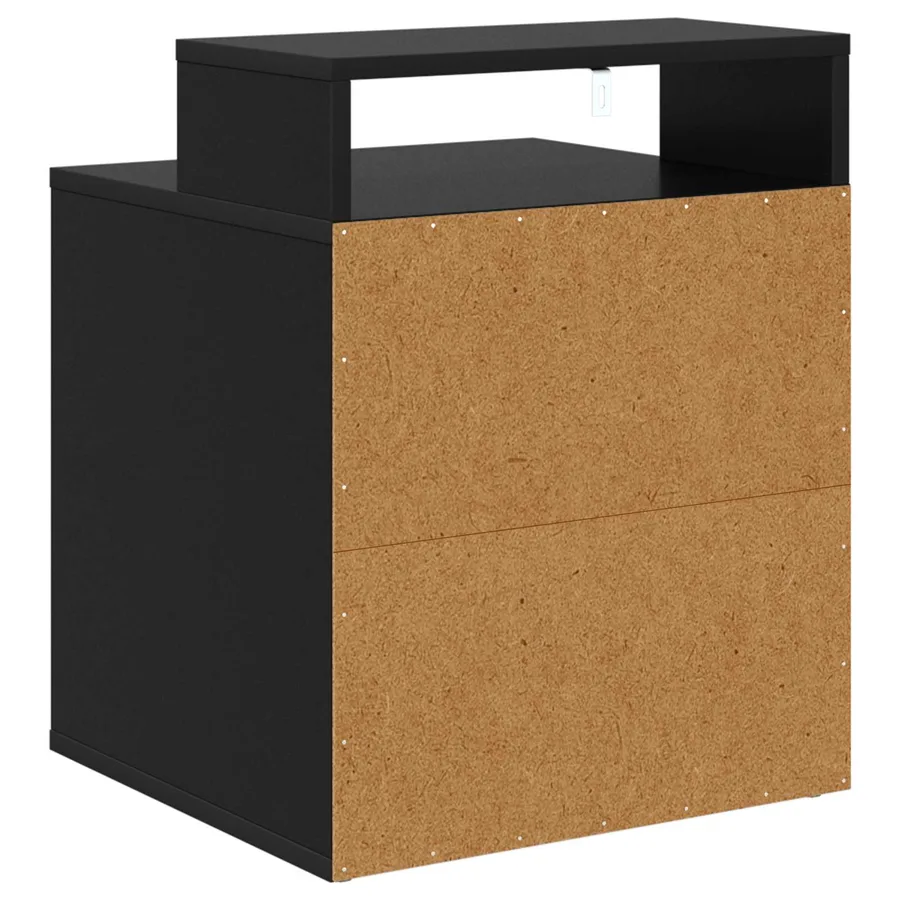 Maison pour chat Noir 42,5 x 40 x 53,5 cm Bois d'ingénierie - 7
