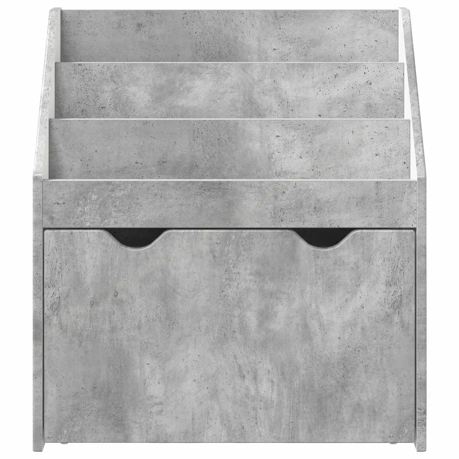 Bibliothèque pour enfants Gris béton 60 x 29,5 x 69 cm - 7