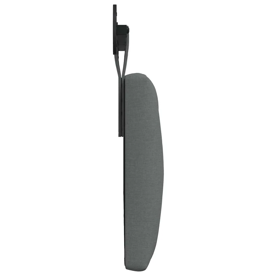 Tête de lit suspendue Gris foncé Tissu - 6