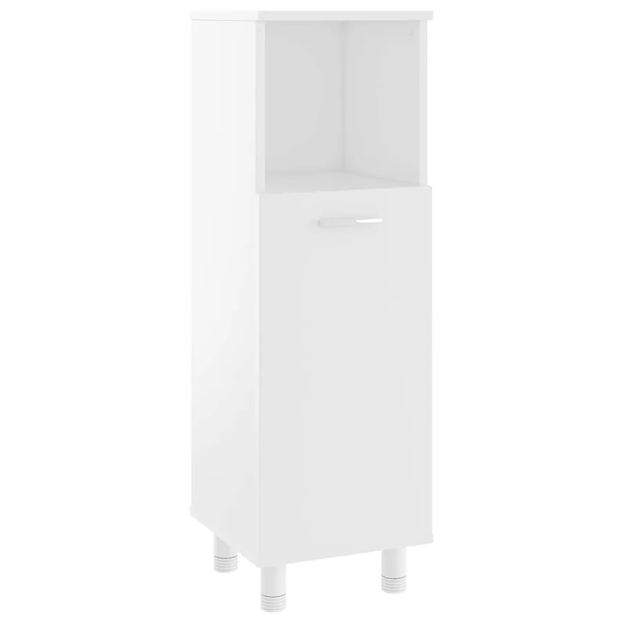 Ensemble de meubles de bain 3 pcs Blanc Bois d'ingénierie - 7