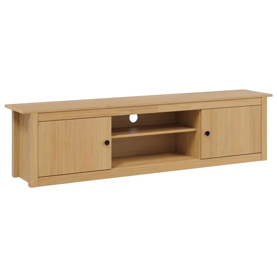 Support pour TV HILL Marron miel 158 x 40 x 39,5 cm Pin massif - 2