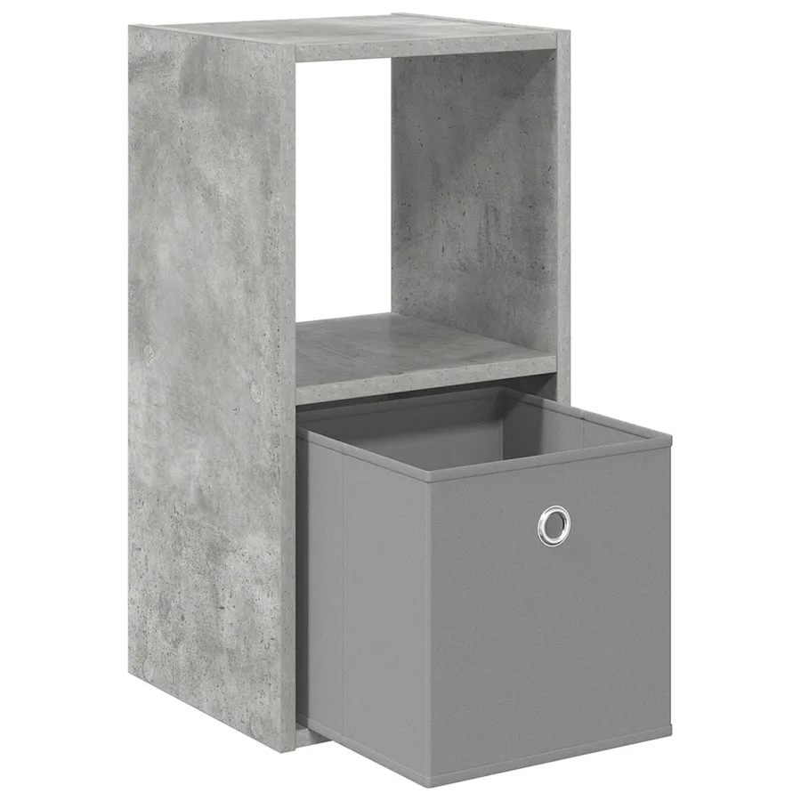 Table de chevet 2 pcs Gris béton 30,5 x 27 x 59,5 cm - 5