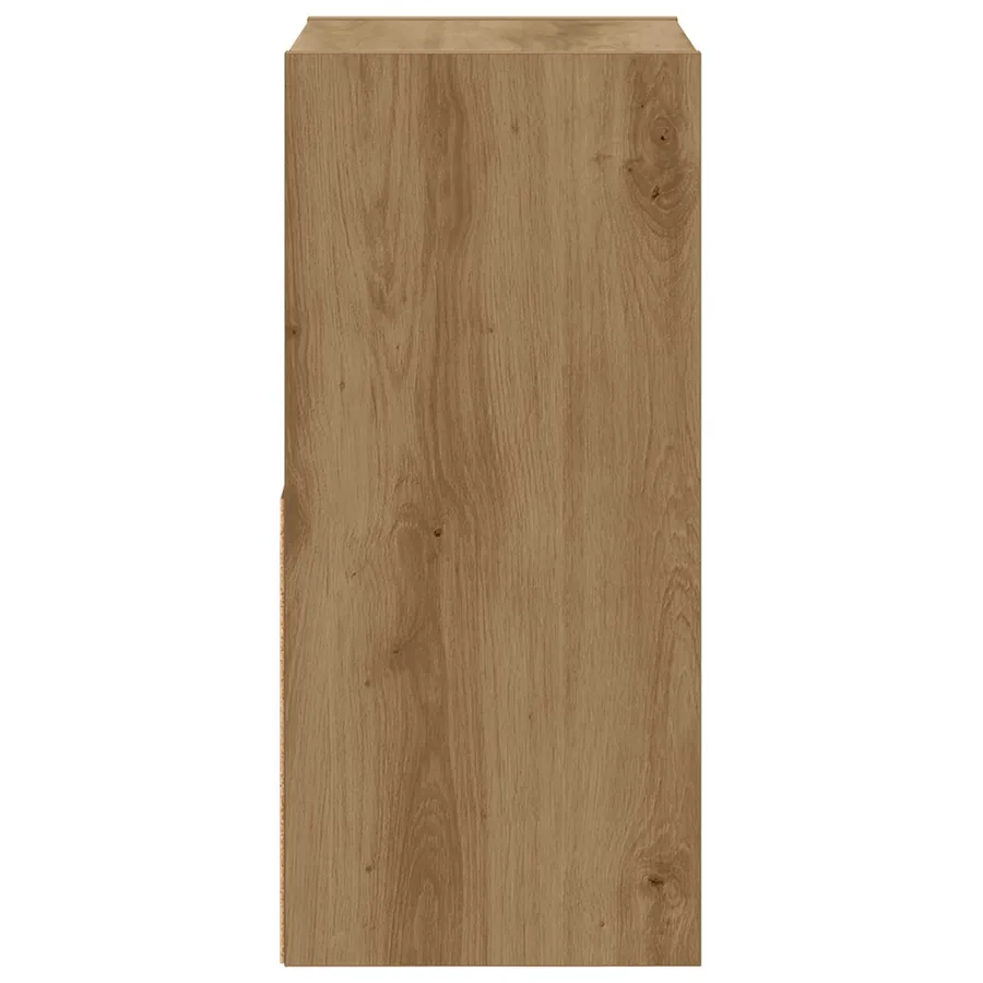 Table de chevet 2 pc Chêne artisanal 30,5 x 27 x 59,5 cm - 7