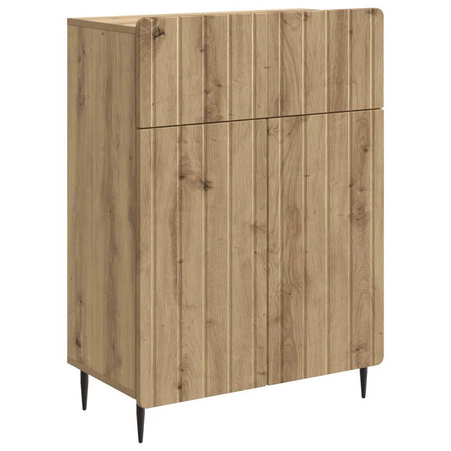 Buffet Chêne artisanal 66 x 34,5 x 92 cm Bois d'ingénierie - 2