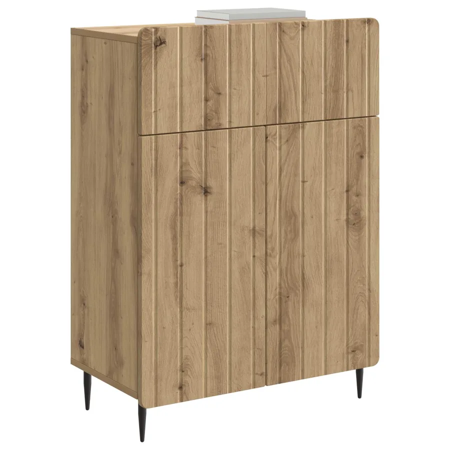 Buffet Chêne artisanal 66 x 34,5 x 92 cm Bois d'ingénierie - 3