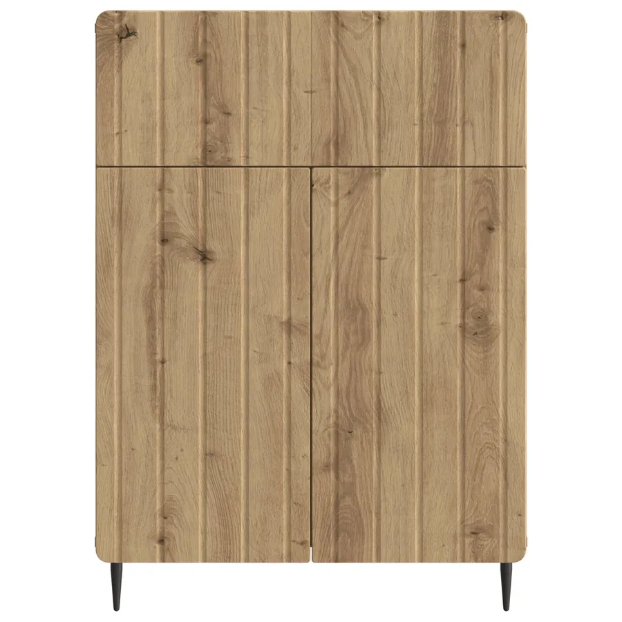 Buffet Chêne artisanal 66 x 34,5 x 92 cm Bois d'ingénierie - 6