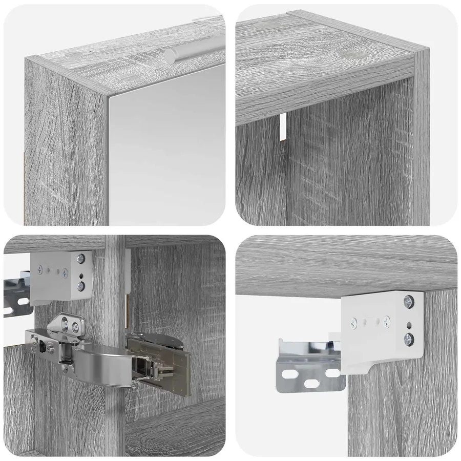 Ensemble de Meubles de Salle de Bain 3 pcs 140 x 14,5 x 70 cm - 8