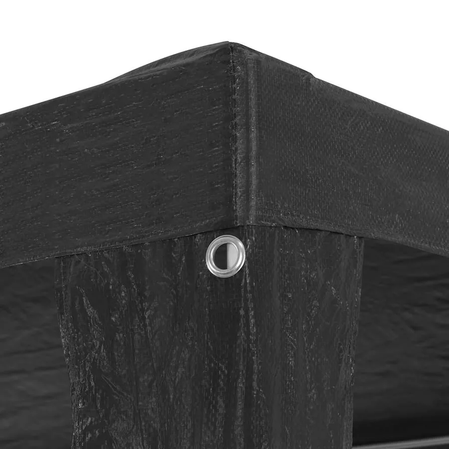 Tente de réception 3x6 m PE Anthracite - 4