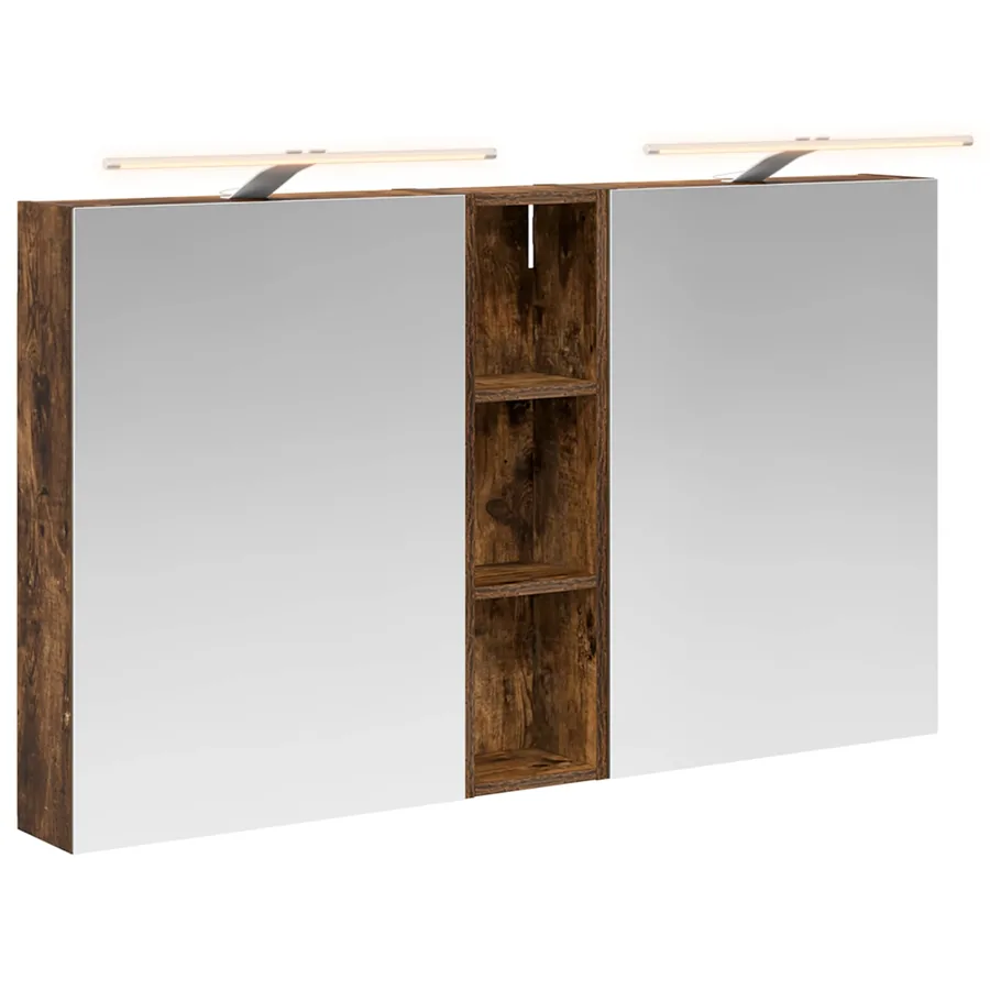 Ensemble de Meubles de Salle de Bain 3 pcs 120 x 14,5 x 70 cm - 2