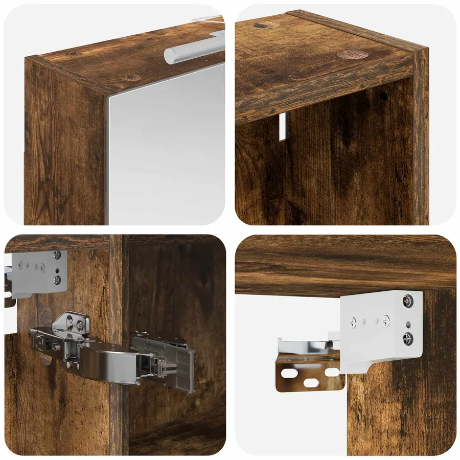 Ensemble de Meubles de Salle de Bain 3 pcs 120 x 14,5 x 70 cm - 8