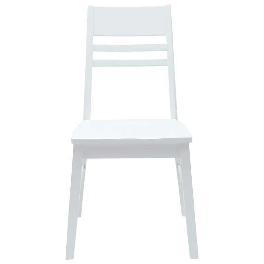 Chaises de salle à manger 2 pcs Blanc 43 x 54 x 89 cm - 5