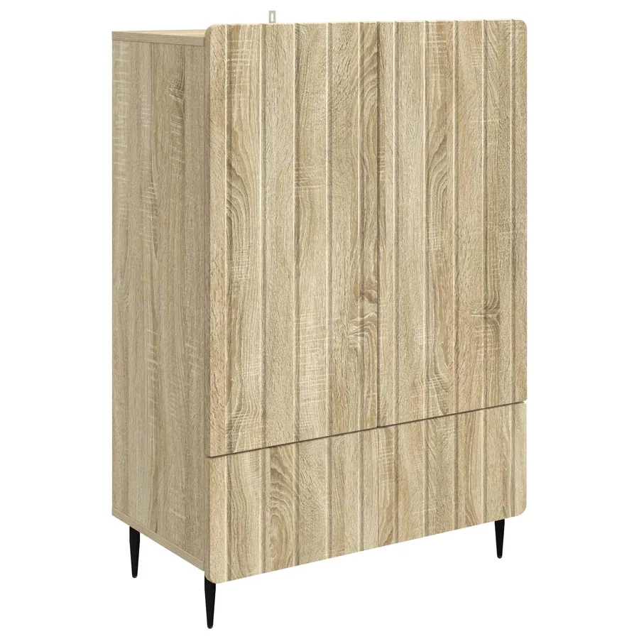 Buffet Chêne Sonoma 66 x 34,5 x 97 cm Bois d'ingénierie - 2