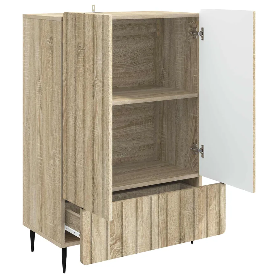 Buffet Chêne Sonoma 66 x 34,5 x 97 cm Bois d'ingénierie - 4