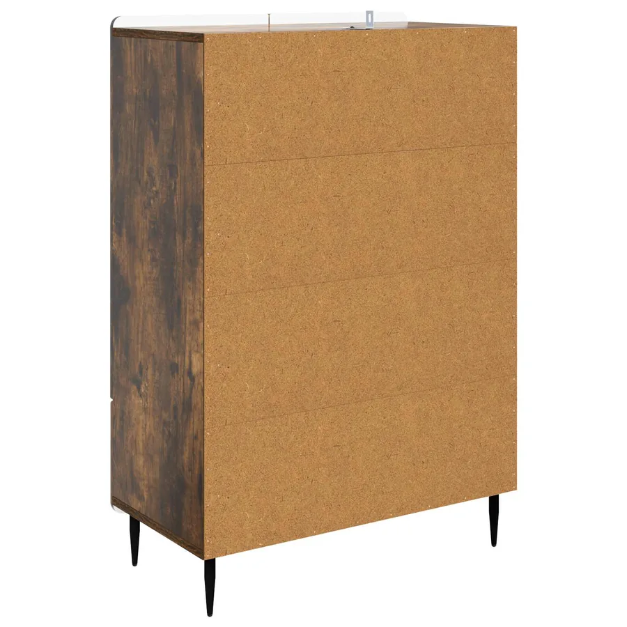 Buffet Chêne fumé 66 x 34,5 x 97 cm Bois d'ingénierie - 7