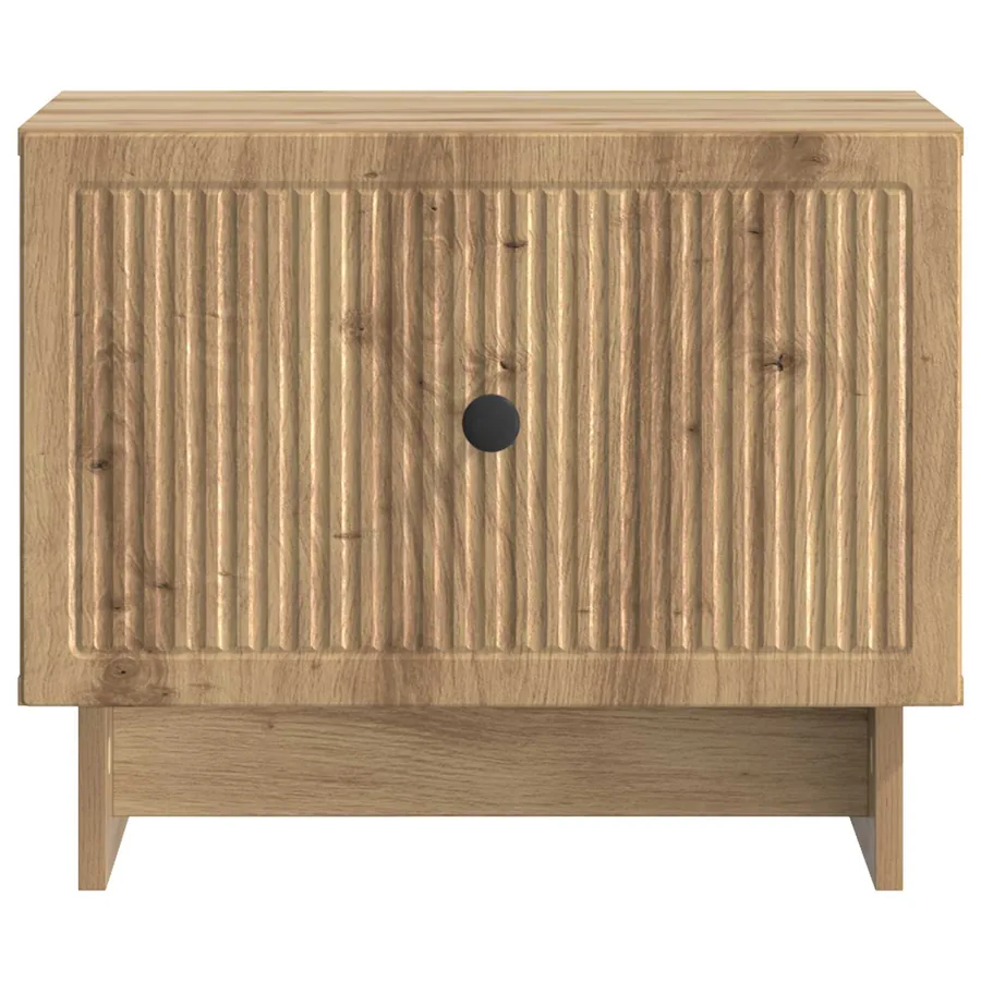 Table basse Chêne artisanal 49 x 50 x 40 cm Bois d'ingénierie - 5