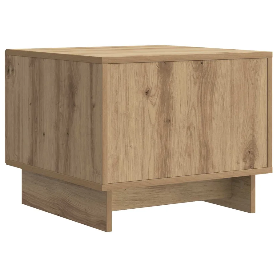 Table basse Chêne artisanal 49 x 50 x 40 cm Bois d'ingénierie - 7
