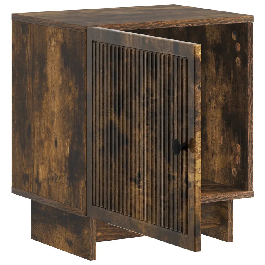 Cabinet de chevet 2 pcs Chêne fumé 43 x 34,5 x 50 cm - 6