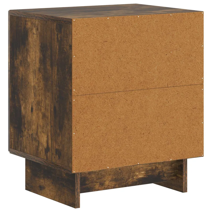 Cabinet de chevet 2 pcs Chêne fumé 43 x 34,5 x 50 cm - 9