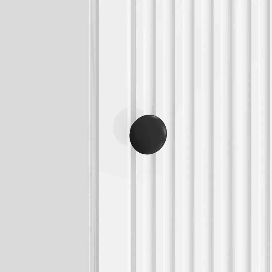 Cabinet de chevet 2 pcs Blanc brillant 43 x 34,5 x 50 cm - 8