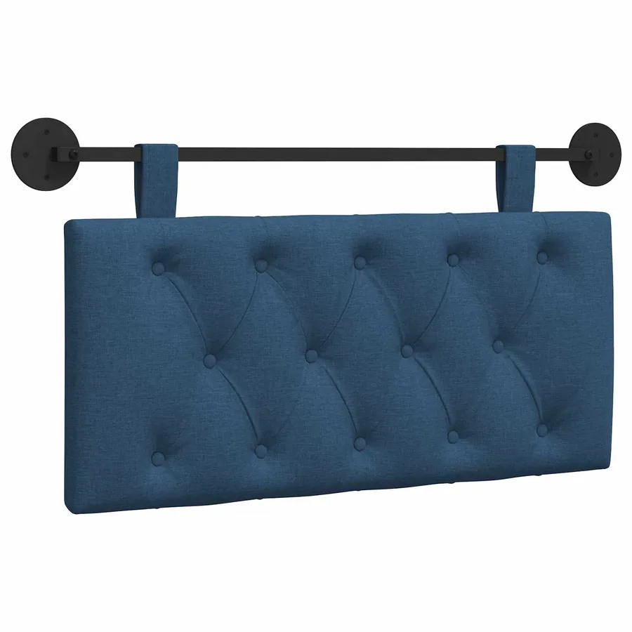 Tête de lit suspendue Bleu Tissu - 2