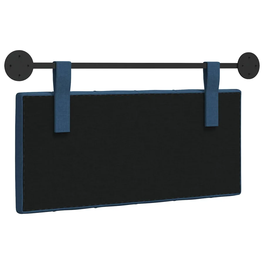 Tête de lit suspendue Bleu Tissu - 7