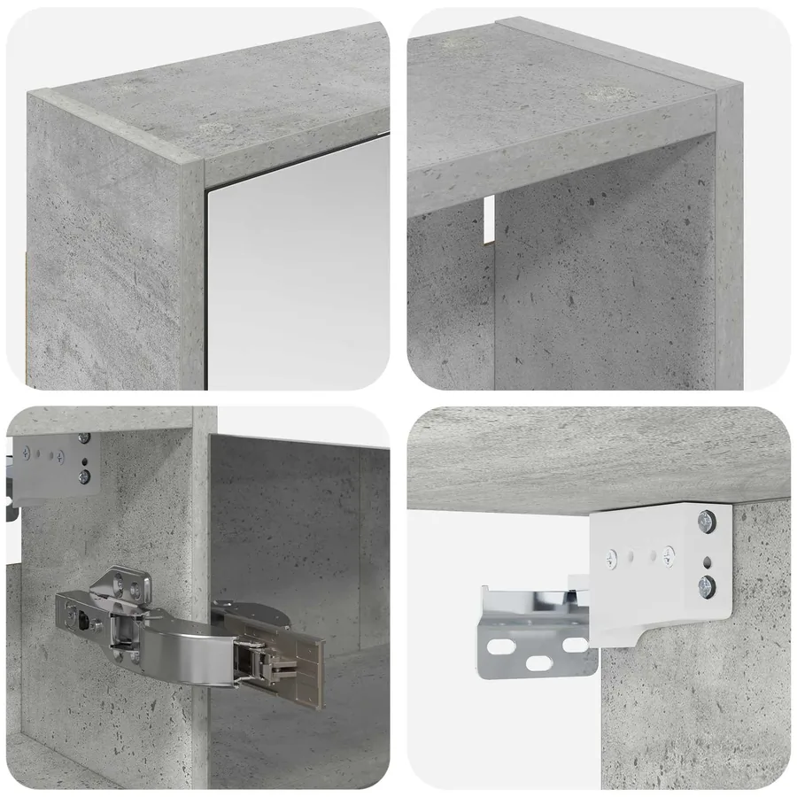 Ensemble de Meubles de Salle de Bain 3 pcs 126 x 16 x 62.5 cm - 8