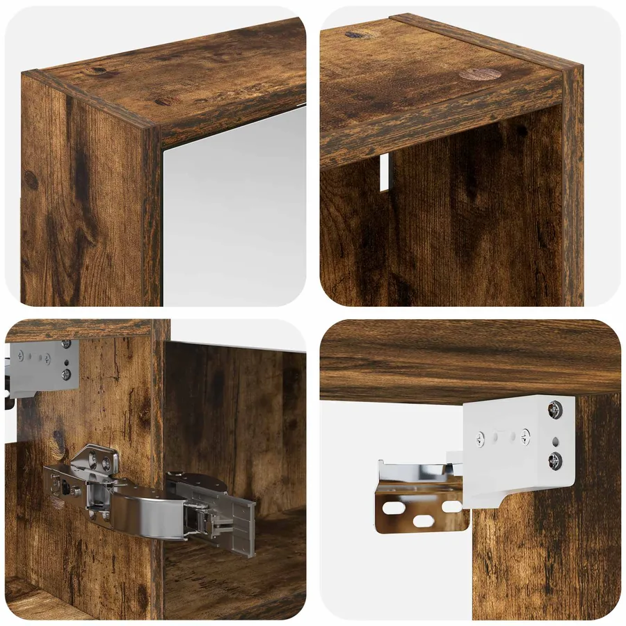 Ensemble de Meubles de Salle de Bain 3 pcs 116 x 16 x 62,5 cm - 8