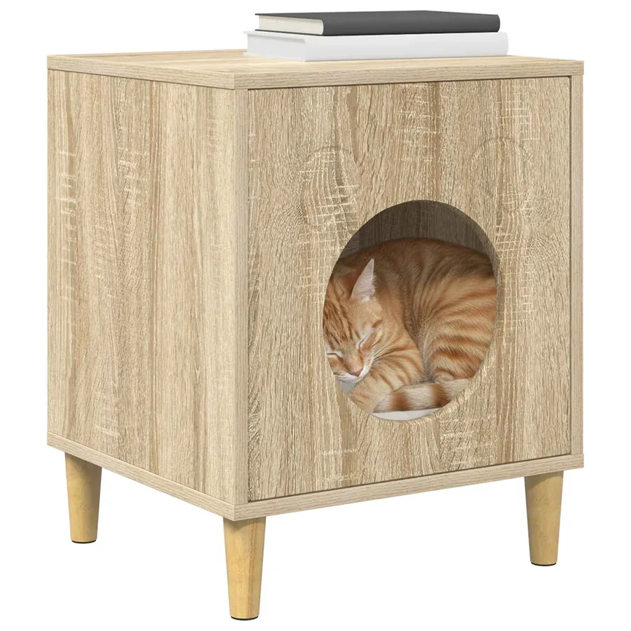 Maison pour chat Sonoma 42,5 x 40 x 53 cm Bois d'ingénierie - 3