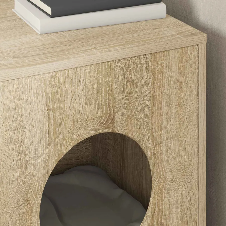 Maison pour chat Sonoma 42,5 x 40 x 53 cm Bois d'ingénierie - 4