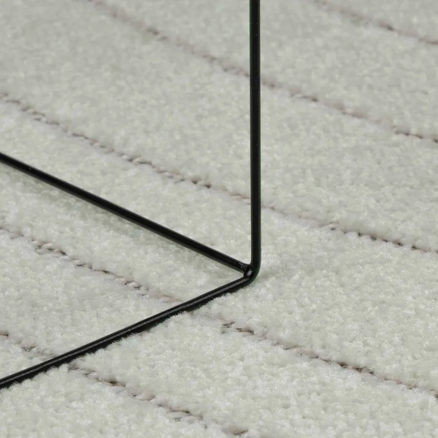 Tapis de surface Carré PALMERAS Vert 200 x 200 cm Polyester - 5