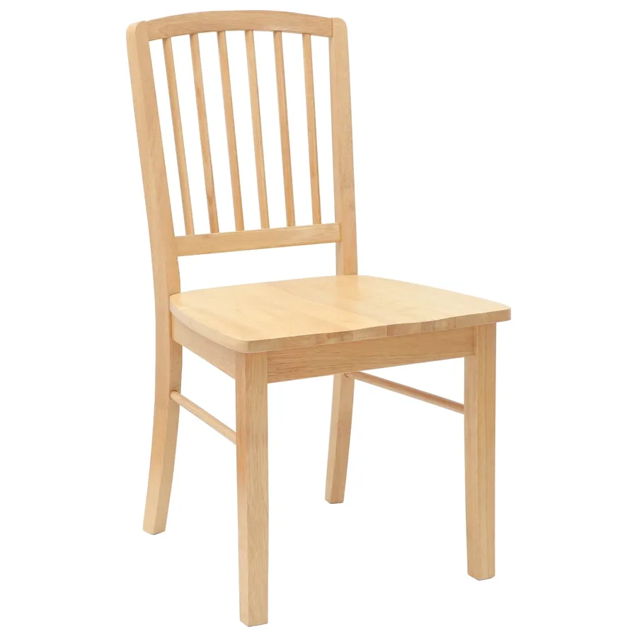 Chaises de salle à manger 2 pcs Naturel 50 x 52,5 x 91 cm - 4