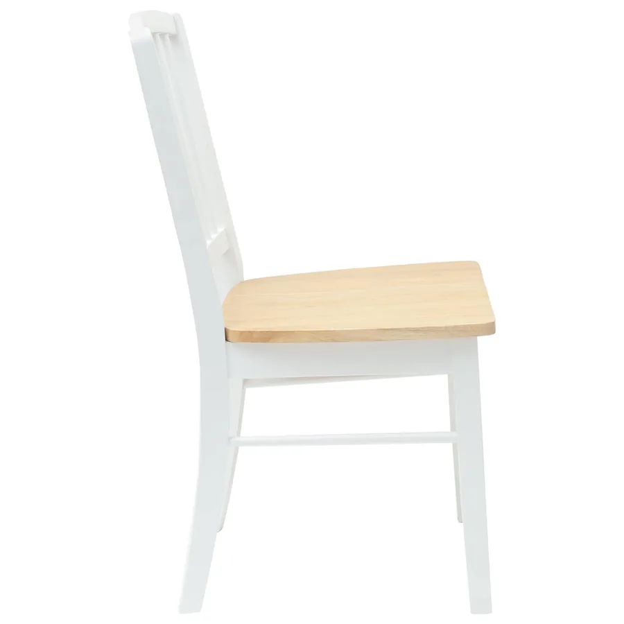 Chaises de salle à manger 2 pcs Blanc 50 x 52,5 x 91 cm - 6