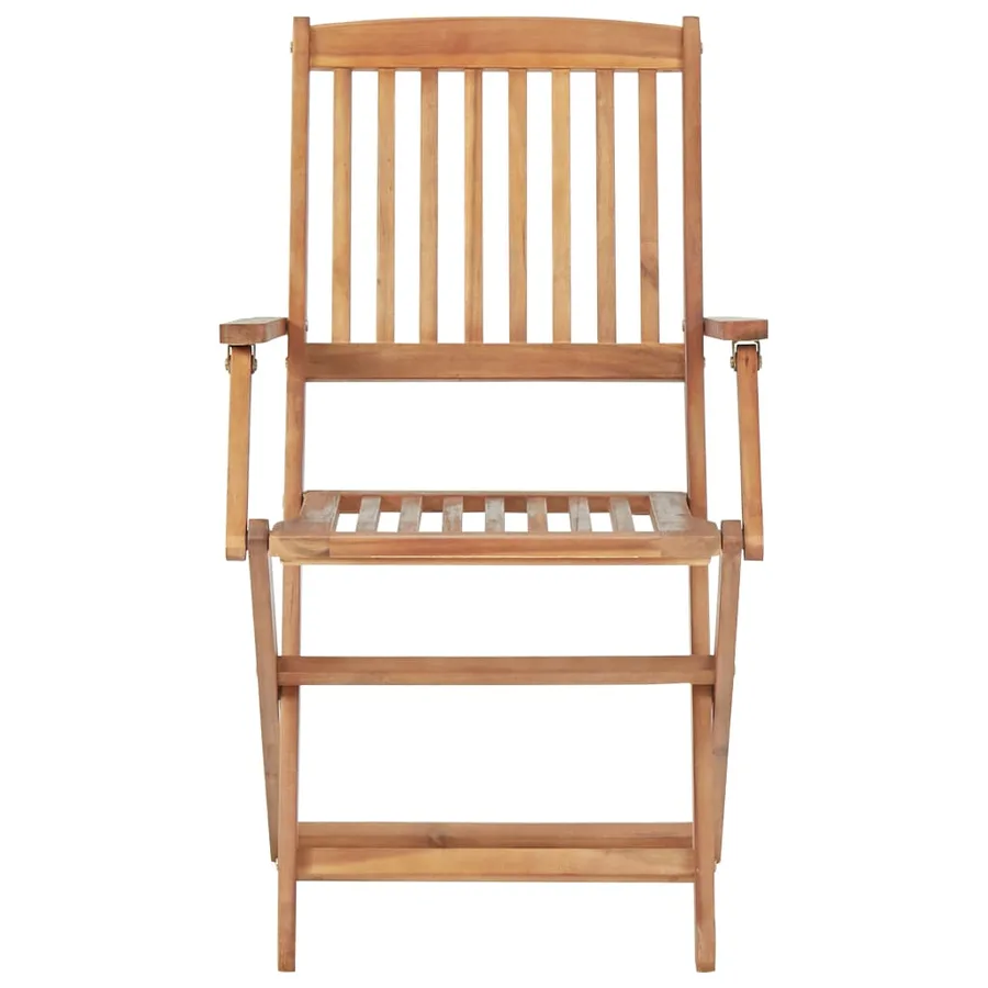 Ensemble de bistro 4 pcs Bois d'acacia solide - 13