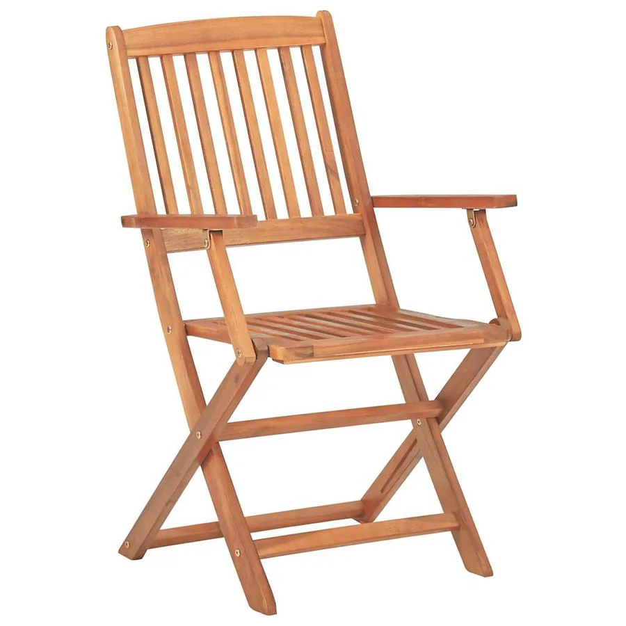 Ensemble de bistro 4 pcs Bois d'acacia solide - 8