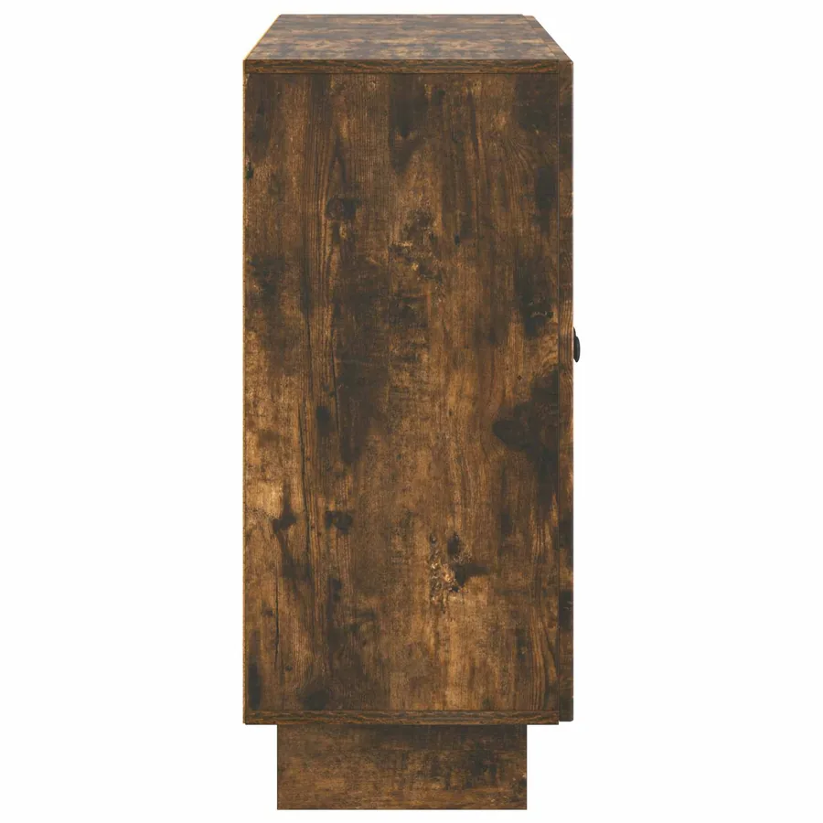 Buffet Chêne fumé 89 x 34,5 x 80 cm Bois d'ingénierie - 7