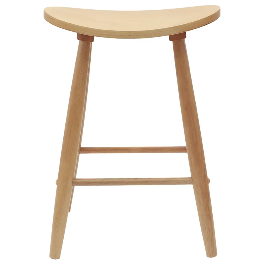 Chaises de salle à manger 2 pcs Naturel 46 x 37 x 63 cm - 5
