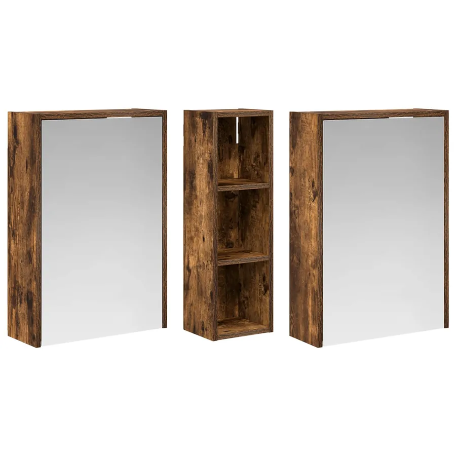 Ensemble de Meubles de Salle de Bain 3 pcs 106 x 16 x 62,5 cm - 5