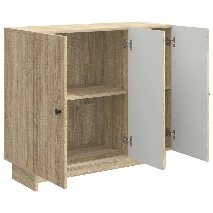 Buffet Chêne Sonoma 89 x 34,5 x 80 cm Bois d'ingénierie - 5