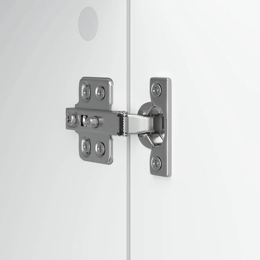 Meuble TV Blanc 99 x 34,5 x 50 cm Bois d'ingénierie - 9