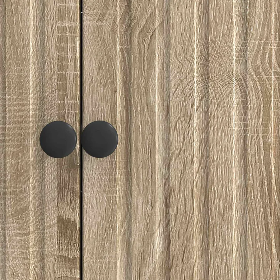 Buffet Chêne Sonoma 89 x 34,5 x 80 cm Bois d'ingénierie - 10