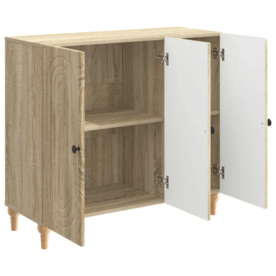 Buffet Chêne Sonoma 89 x 34,5 x 80 cm Bois d'ingénierie - 5