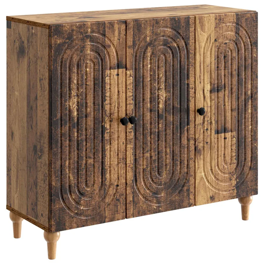 Buffet Bois ancien 89 x 34,5 x 80 cm Bois d'ingénierie - 2