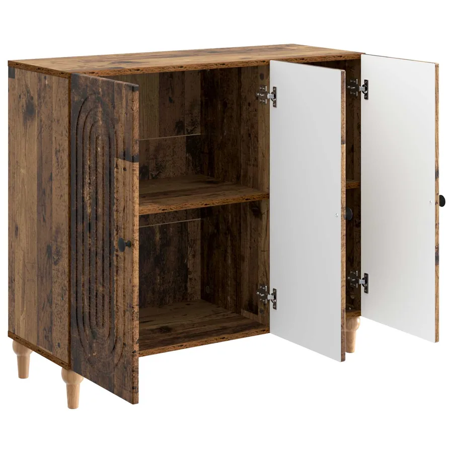 Buffet Bois ancien 89 x 34,5 x 80 cm Bois d'ingénierie - 5