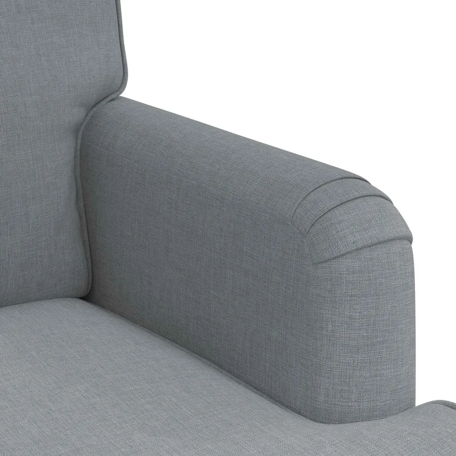 Canapé Gris clair 84 x 80 x 85 cm tissu - 7