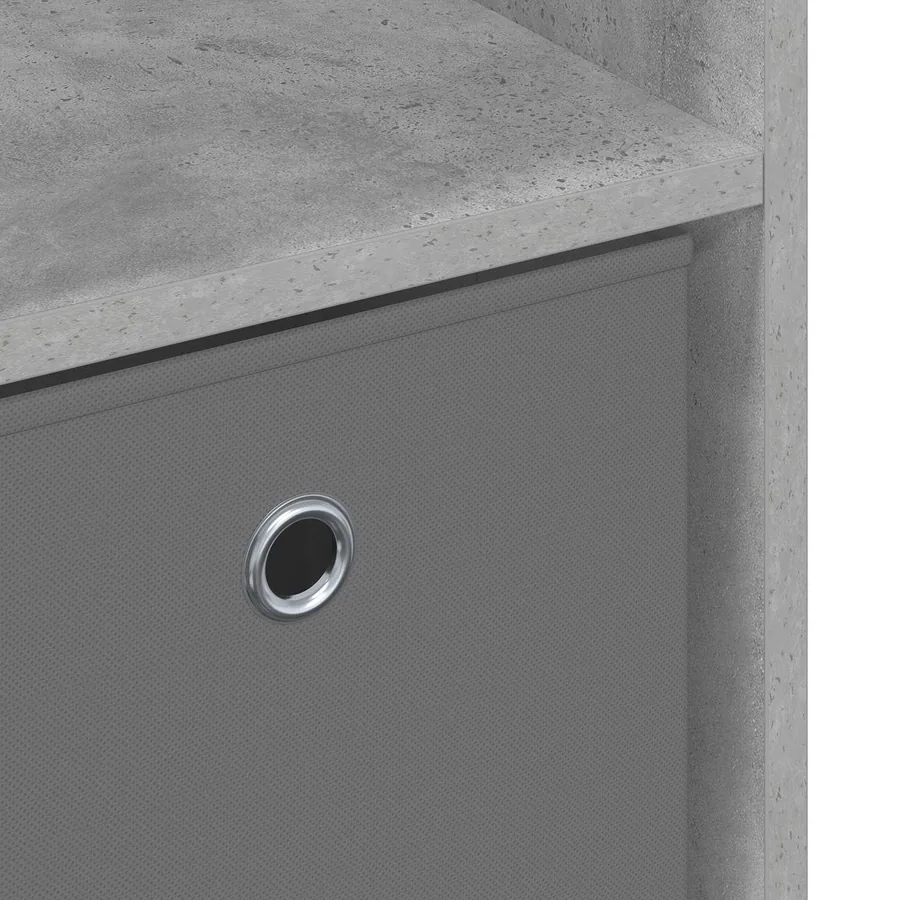 Buffet avec tiroir Gris béton 73,5 x 24 x 69,5 cm - 10
