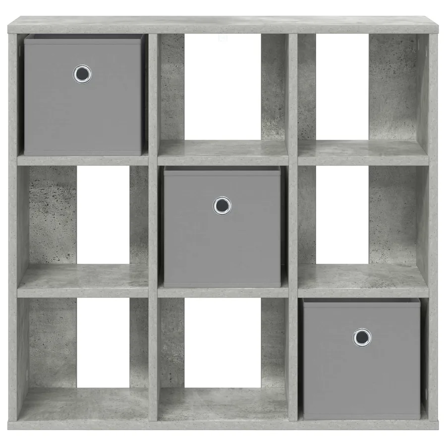 Buffet avec tiroir Gris béton 73,5 x 24 x 69,5 cm - 6