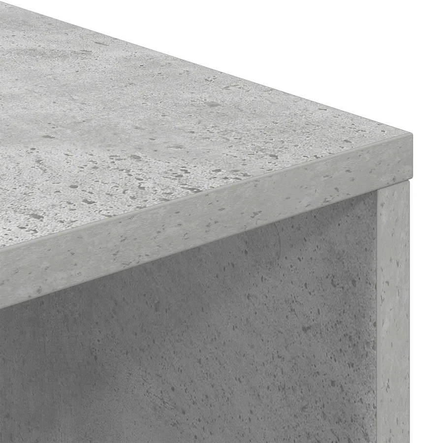 Buffet avec tiroir Gris béton 73,5 x 24 x 69,5 cm - 9