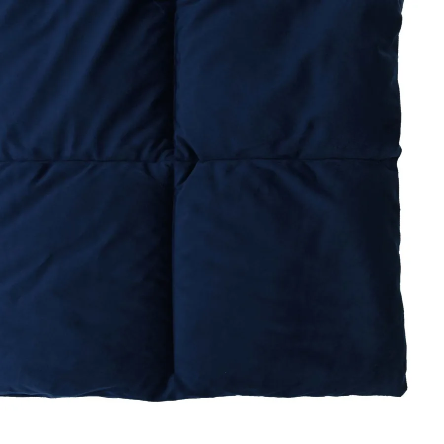 Duvet complet toute l'année Bleu foncé 200 x 200 cm Microfibre - 6