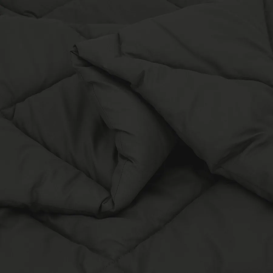 Duvet d'hiver Noir 200 x 240 cm Microfibre - 5
